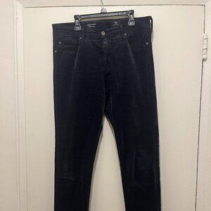 EUC AG Adriano Goldschmied Farrah Skinny High-Rise Skinny Velvet Jeans Size 31R